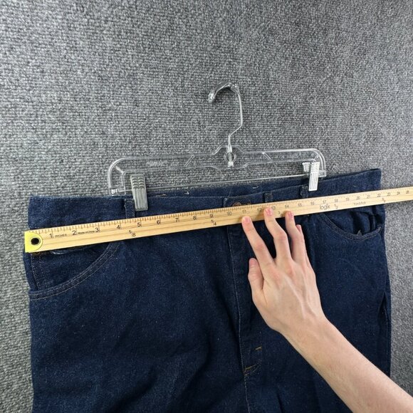 VTG NOS 80s Lee Denim Jeans Big Tall 48x30 Cotton USA Made UGWA W/ Flasher - Picture 16 of 16